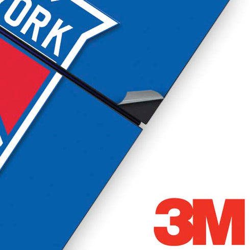 NHL New York Rangers Solid Background PS4 Console and Controller Bundle Skin