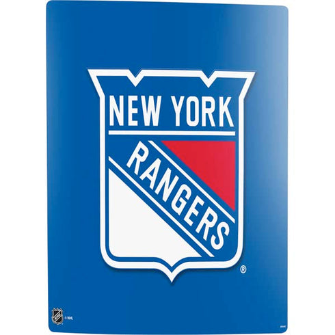 NHL New York Rangers Solid Background PS5 Digital Edition Bundle Skin