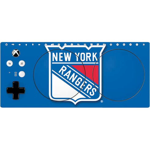 NHL New York Rangers Solid Background Xbox Adaptive Controller Skin