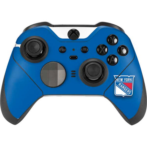 NHL New York Rangers Solid Background Xbox Elite Wireless Controller Series 2 Skin