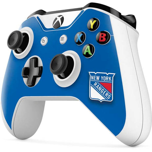 NHL New York Rangers Solid Background Xbox One S All-Digital Edition Bundle Skin