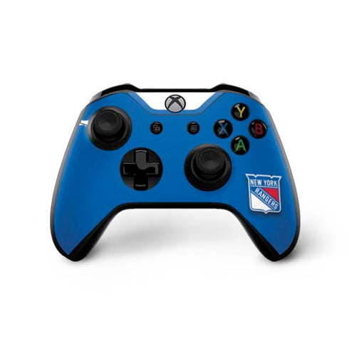 NHL New York Rangers Solid Background Xbox One X Bundle Skin