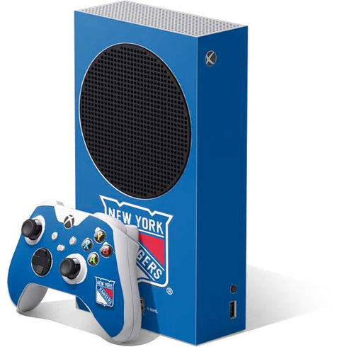 NHL New York Rangers Solid Background Xbox Series S Skins