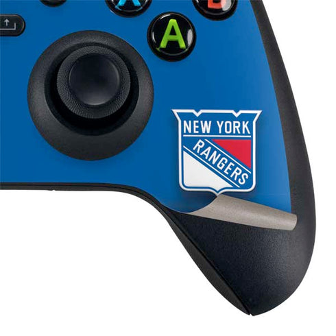 NHL New York Rangers Solid Background Xbox Series X Controller Skin