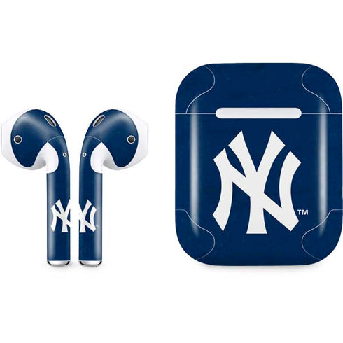 MLB New York Yankees - Solid Distressed Apple AirPods Skin