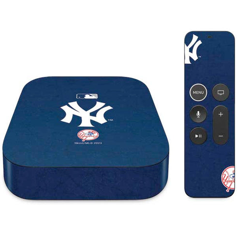MLB New York Yankees - Solid Distressed Apple TV Skin