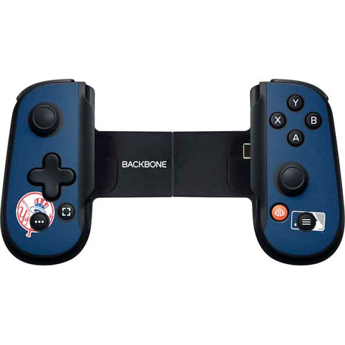 MLB New York Yankees - Solid Distressed Backbone One for iPhone Game Controller Skin