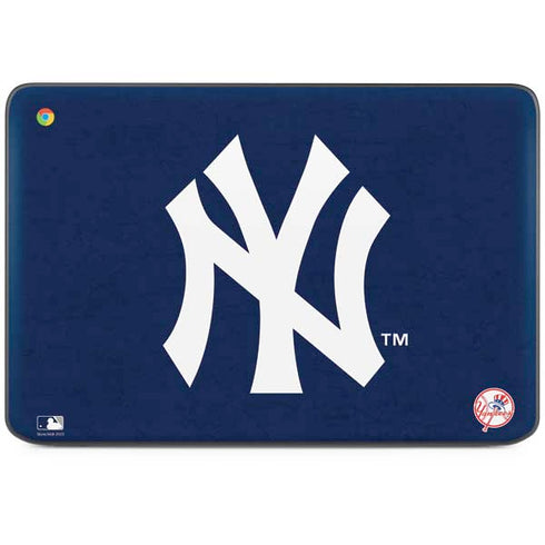 MLB New York Yankees - Solid Distressed HP Chromebook Skin