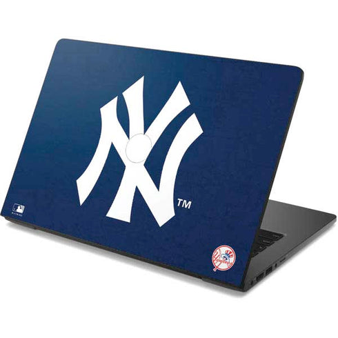 MLB New York Yankees - Solid Distressed Dell Chromebook Skin