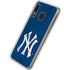 MLB New York Yankees - Solid Distressed Galaxy A20 Clear Case