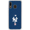 MLB New York Yankees - Solid Distressed Galaxy A20 Clear Case