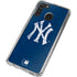 MLB New York Yankees - Solid Distressed Galaxy A21 Clear Case