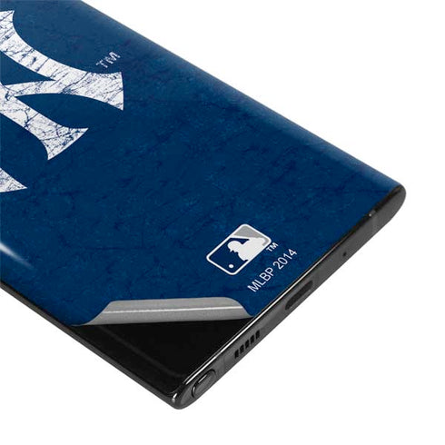 MLB New York Yankees - Solid Distressed Galaxy Note 10 Plus Skin