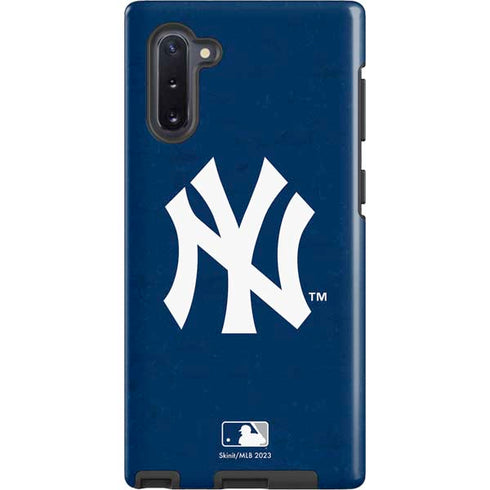MLB New York Yankees - Solid Distressed Galaxy Note 10 Pro Case