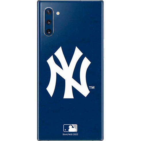 MLB New York Yankees - Solid Distressed Galaxy Note 10 Skin