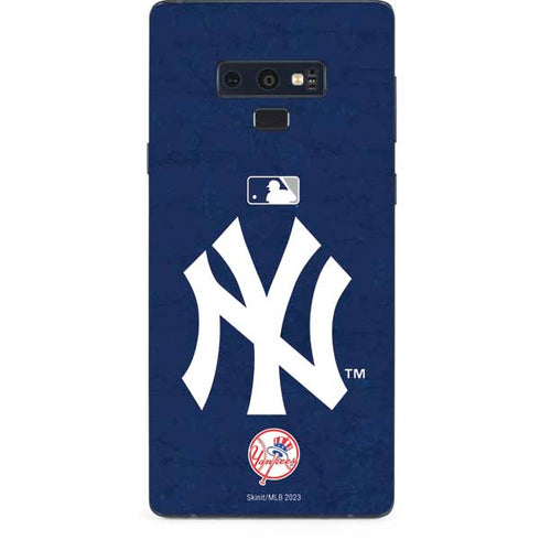 MLB New York Yankees - Solid Distressed Galaxy Note 9 Skin