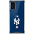 MLB New York Yankees - Solid Distressed Galaxy Note20 5G Clear Case