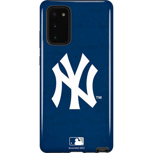 MLB New York Yankees - Solid Distressed Galaxy Note20 5G Pro Case