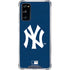 MLB New York Yankees - Solid Distressed Galaxy S20 FE Clear Case
