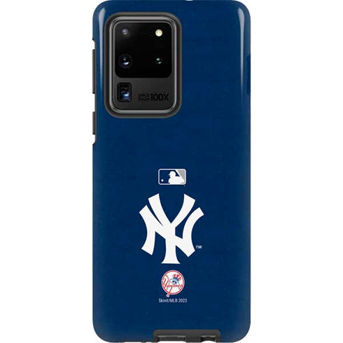 MLB New York Yankees - Solid Distressed Galaxy S20 Ultra 5G Pro Case