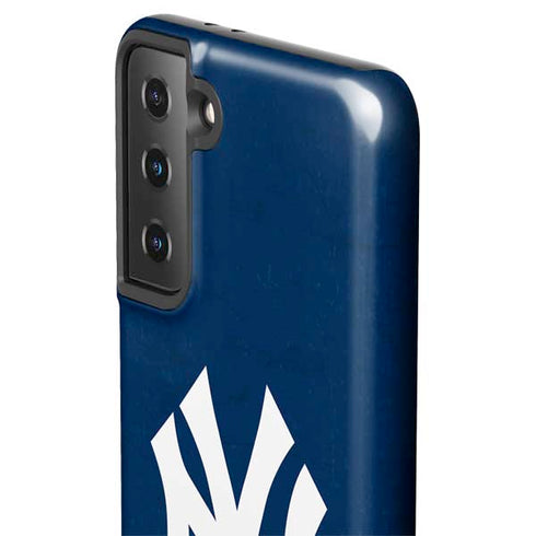 MLB New York Yankees - Solid Distressed Galaxy S21 FE Pro Case