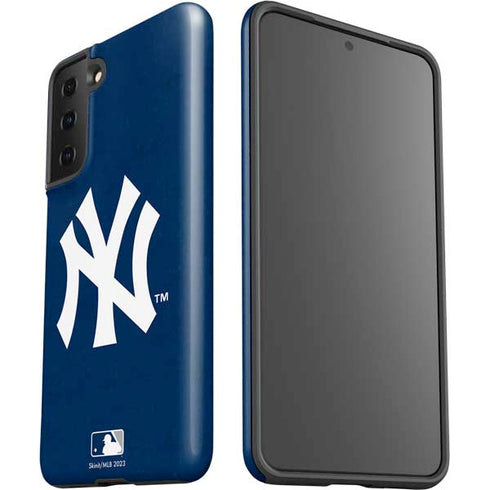 MLB New York Yankees - Solid Distressed Galaxy S21 FE Pro Case