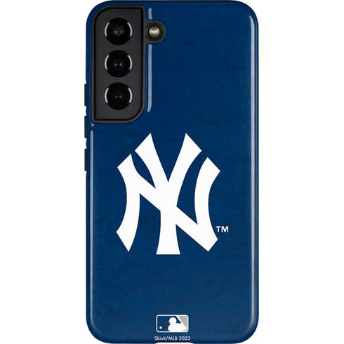 MLB New York Yankees - Solid Distressed Galaxy S22 Pro Case