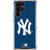 MLB New York Yankees - Solid Distressed Galaxy S22 Ultra Clear Case