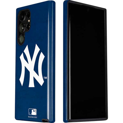 MLB New York Yankees - Solid Distressed Galaxy S22 Ultra Pro Case
