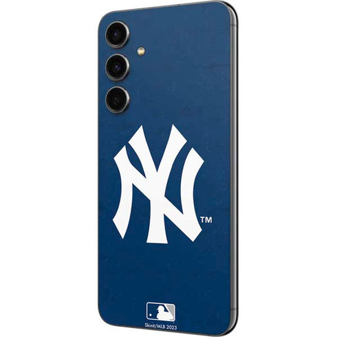 MLB New York Yankees - Solid Distressed Galaxy S23 FE Skin