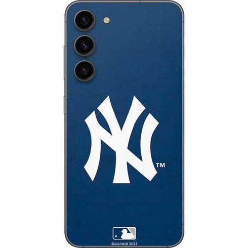 MLB New York Yankees - Solid Distressed Galaxy S23 Plus Skin