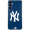 MLB New York Yankees - Solid Distressed Galaxy S24 Clear Case
