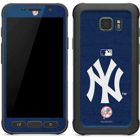 MLB New York Yankees - Solid Distressed Galaxy S7 Active Skin