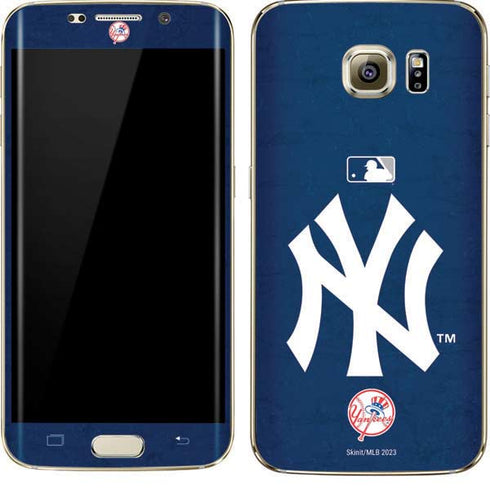 MLB New York Yankees - Solid Distressed Galaxy S7 Edge Skin