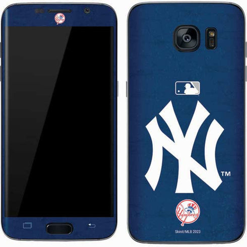 MLB New York Yankees - Solid Distressed Galaxy S7 Skin