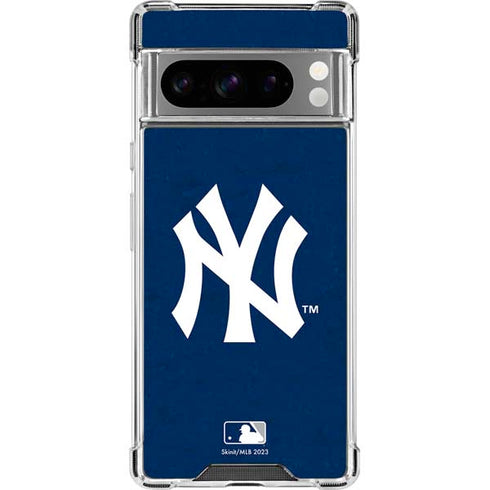 MLB New York Yankees - Solid Distressed Google Pixel 8 Pro Clear Case
