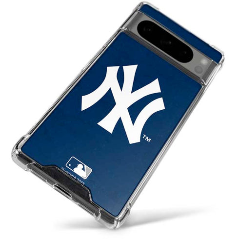 MLB New York Yankees - Solid Distressed Google Pixel 8 Pro Clear Case