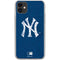 MLB New York Yankees - Solid Distressed iPhone 11 Clear Case