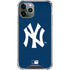 MLB New York Yankees - Solid Distressed iPhone 11 Pro Max Clear Case