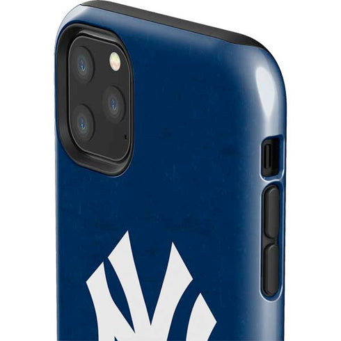 MLB New York Yankees - Solid Distressed iPhone 11 Pro Max Impact Case