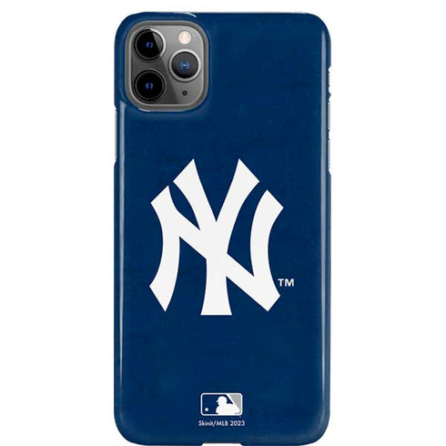 MLB New York Yankees - Solid Distressed iPhone 11 Pro Max Lite Case