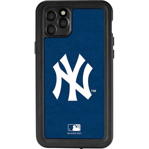 MLB New York Yankees - Solid Distressed iPhone 11 Pro Max Waterproof Case