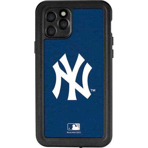 MLB New York Yankees - Solid Distressed iPhone 11 Pro Waterproof Case