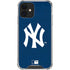 MLB New York Yankees - Solid Distressed iPhone 12 Clear Case