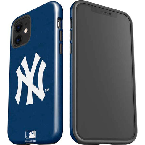 MLB New York Yankees - Solid Distressed iPhone 12 Impact Case