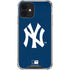 MLB New York Yankees - Solid Distressed iPhone 12 Mini Clear Case
