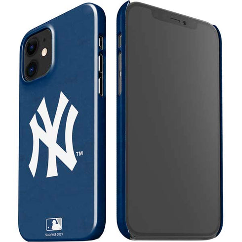 MLB New York Yankees - Solid Distressed iPhone 12 Mini Lite Case