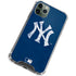 MLB New York Yankees - Solid Distressed iPhone 12 Pro Clear Case