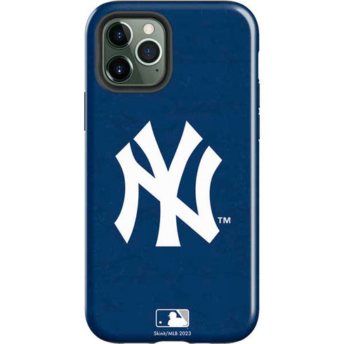 MLB New York Yankees - Solid Distressed iPhone 12 Pro Impact Case