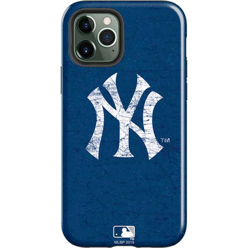 MLB New York Yankees - Solid Distressed iPhone 12 Pro Max Impact Case